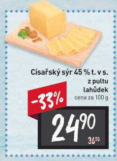Sýr Císařský 45%