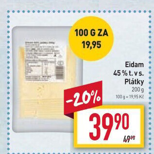 Sýr Eidam 45%