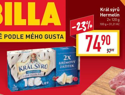 Sýr Hermelín Král sýrů