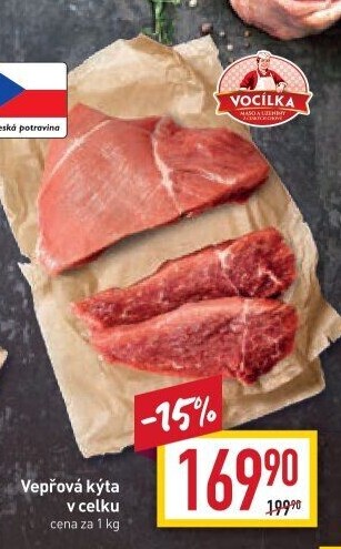 Vepřová kýta Vocílka