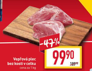 Vepřová plec bez kosti