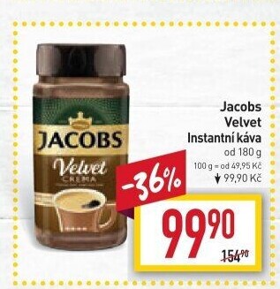 Instantní káva Jacobs Velvet
