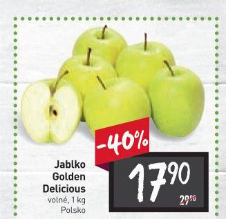 Jablka Golden Delicious