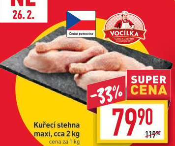 Kuřecí stehna Vocílka