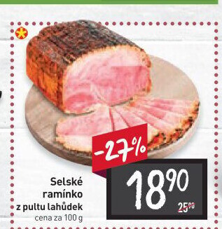 Šunka selské ramínko