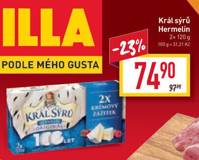 Sýr Hermelín Král sýrů
