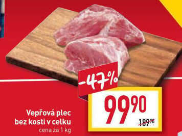 Vepřová plec bez kosti