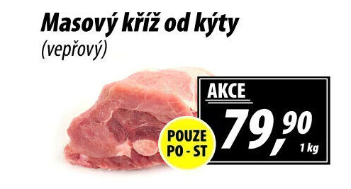 Vepřový kříž od kýty