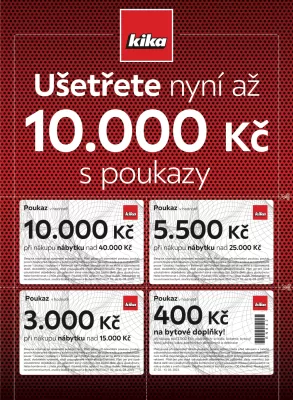 akční leták Kika nábytek 27.2.2023-12.3.2023