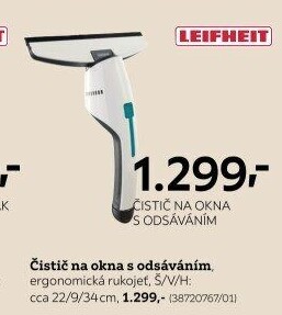 Čistič na okna s odsáváním