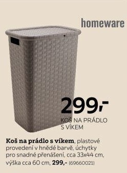 Koš na prádlo s víkem
