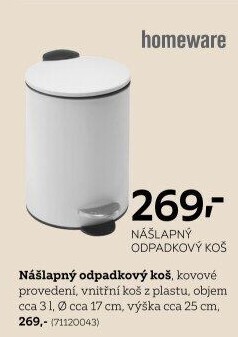 Koš s nášlapným pedálem