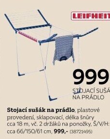 Stojací sušák na prádlo
