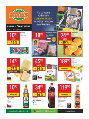 akční leták Globus 1.3.2023-7.3.2023