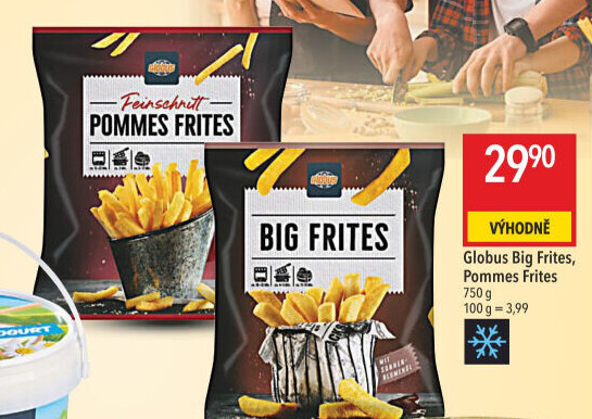 Hranolky mražené Pommes Frites Globus