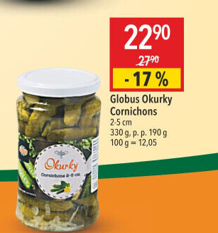 Okurky Cornichons Globus