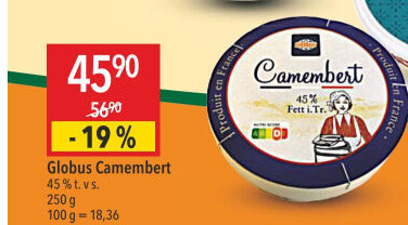 Sýr Camembert Globus