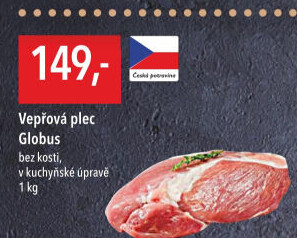 Vepřová plec bez kosti Globus