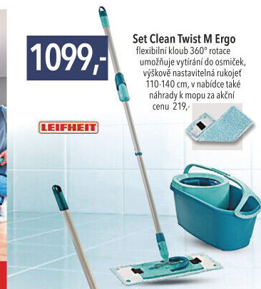 Mop set Clean Twist M Ergo Leifheit