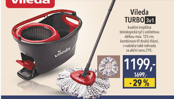 Mop set Turbo 3v1 Vileda
