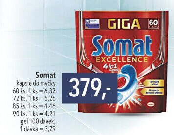 Tablety do myčky Excellence Somat