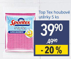 Utěrka houbová Top Tex Spontex