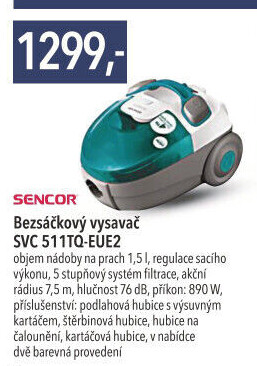 Vysavač Sencor SVC511TQ-EUE2