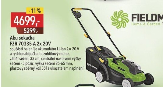 Aku sekačka Fieldmann FZR 70335A