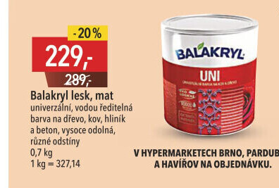 Barva Balakryl UNI lesk
