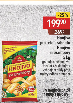Hnojivo na brambory Forestina