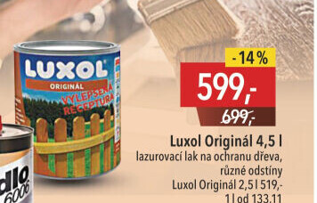 Lazura na dřevo Luxol