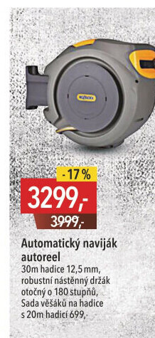 Naviják na hadici AutoReel Hozelock