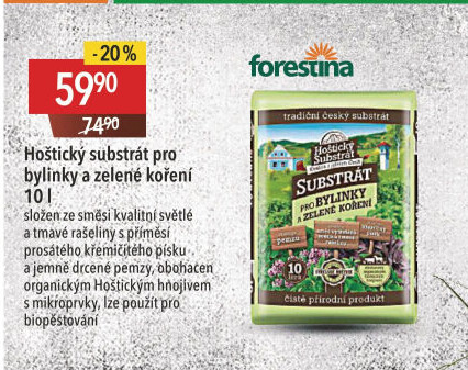 Substrát Hoštický pro bylinky a zelené koření Hoštický Substrát