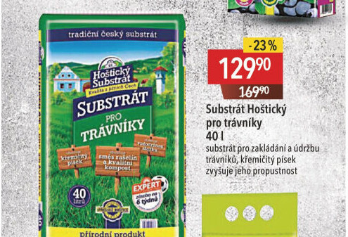 Substrát Hoštický pro trávníky Hoštický Substrát