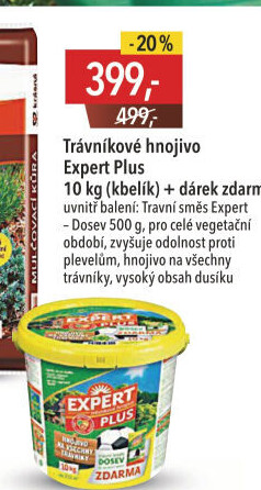 Trávníkové hnojivo Expert plus Forestina