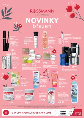 akční leták ROSSMANN drogerie 1.3.2023-28.3.2023