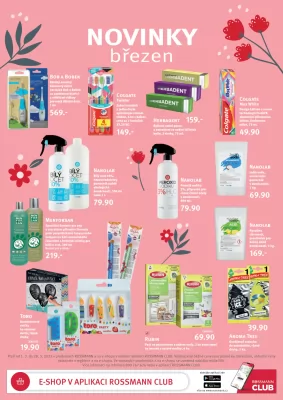 akční leták ROSSMANN drogerie 1.3.2023-28.3.2023