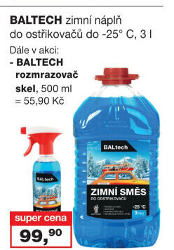 Rozmrazovač skel a zámků Baltech