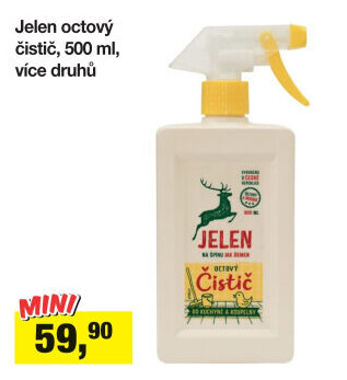 Čistič octový Jelen