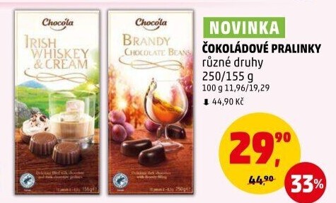 Bonboniéra Čokoládové bonbony s náplní Choco'