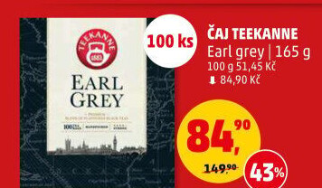 Černý čaj Earl Grey Teekanne