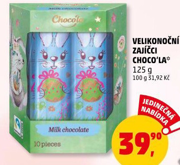 Čokoládoví zajíčci Choco'
