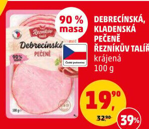 Debrecínská pečeně Řezníkův talíř