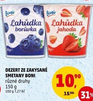 Dezert zakysaný Boni