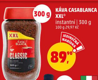 Instantní káva Classic Casablanca