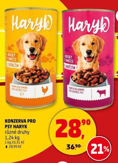 Konzerva pro psy Haryk