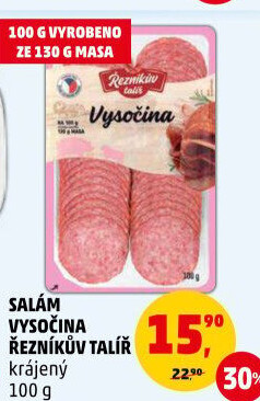 Salám Vysočina Řezníkův talíř