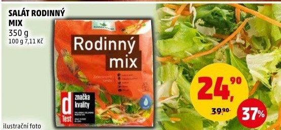 Salát rodinný mix Polabská zelenina