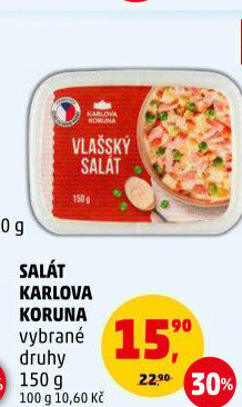 Saláty Karlova Koruna