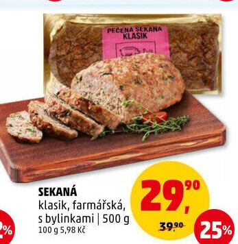 Sekaná pečená farmářská